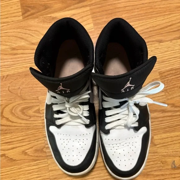 Nike Air Jordan 1 Mid SE Zen Master White Black Pink Coral DM1200-001 Men Sz 8 - Picture 3 of 6